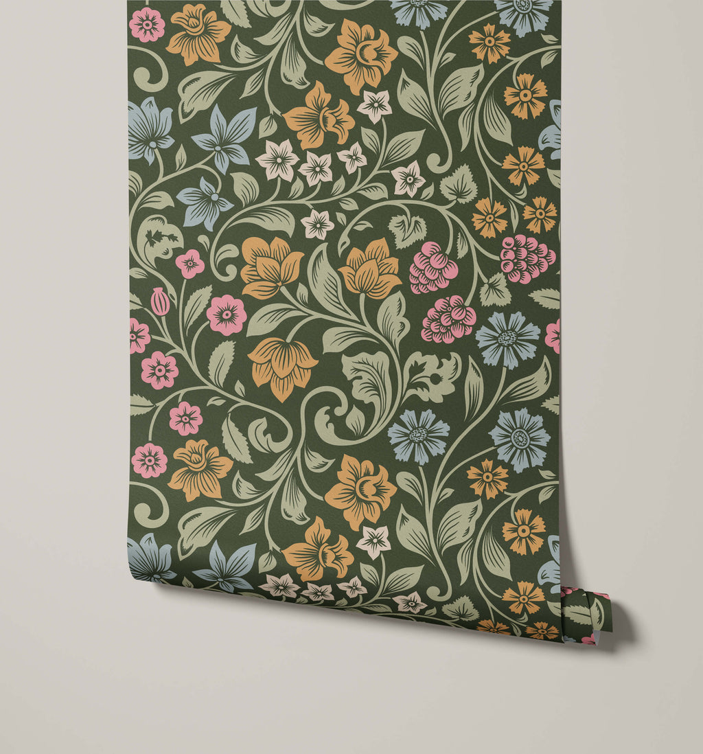 Billie Floral Wallpaper