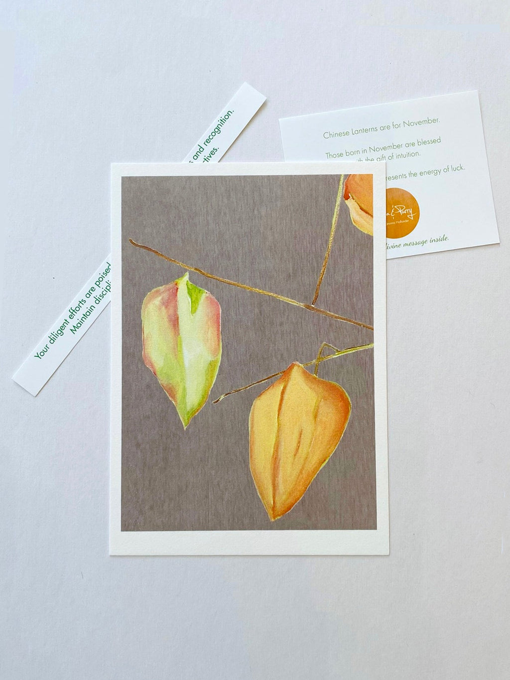 November Chinese Lanterns Mini Art Print