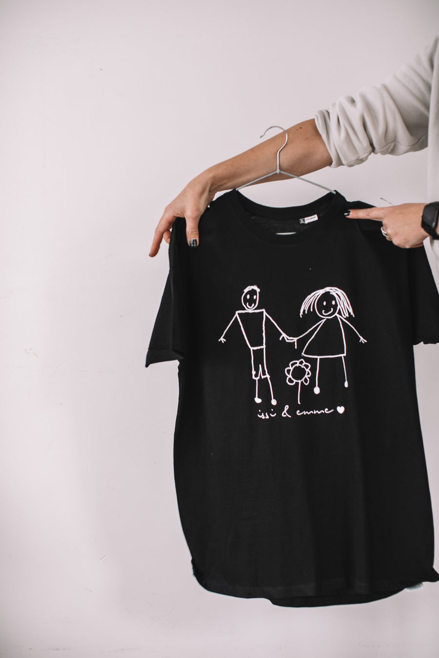 Custom Organic Cotton T-Shirt – Unique Artwork Keepsake by Black Giraffe Brand at www.brixbailey.com