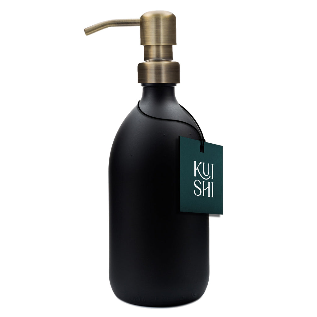 Black Soap Dispenser Stainless Steel Pump