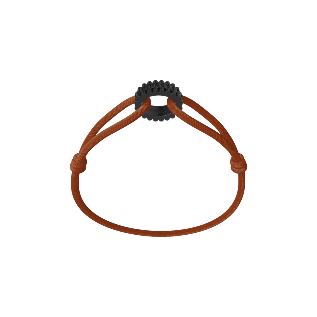 Carbon Regent Cord Bracelet