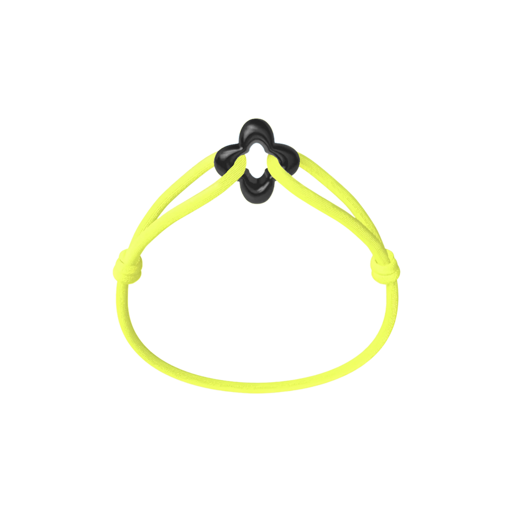 Black Clover Onyx Cord Bracelet