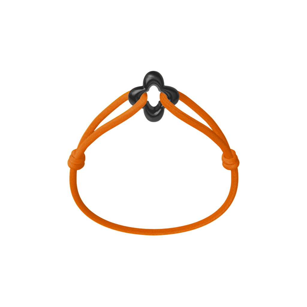 Black Clover Onyx Cord Bracelet