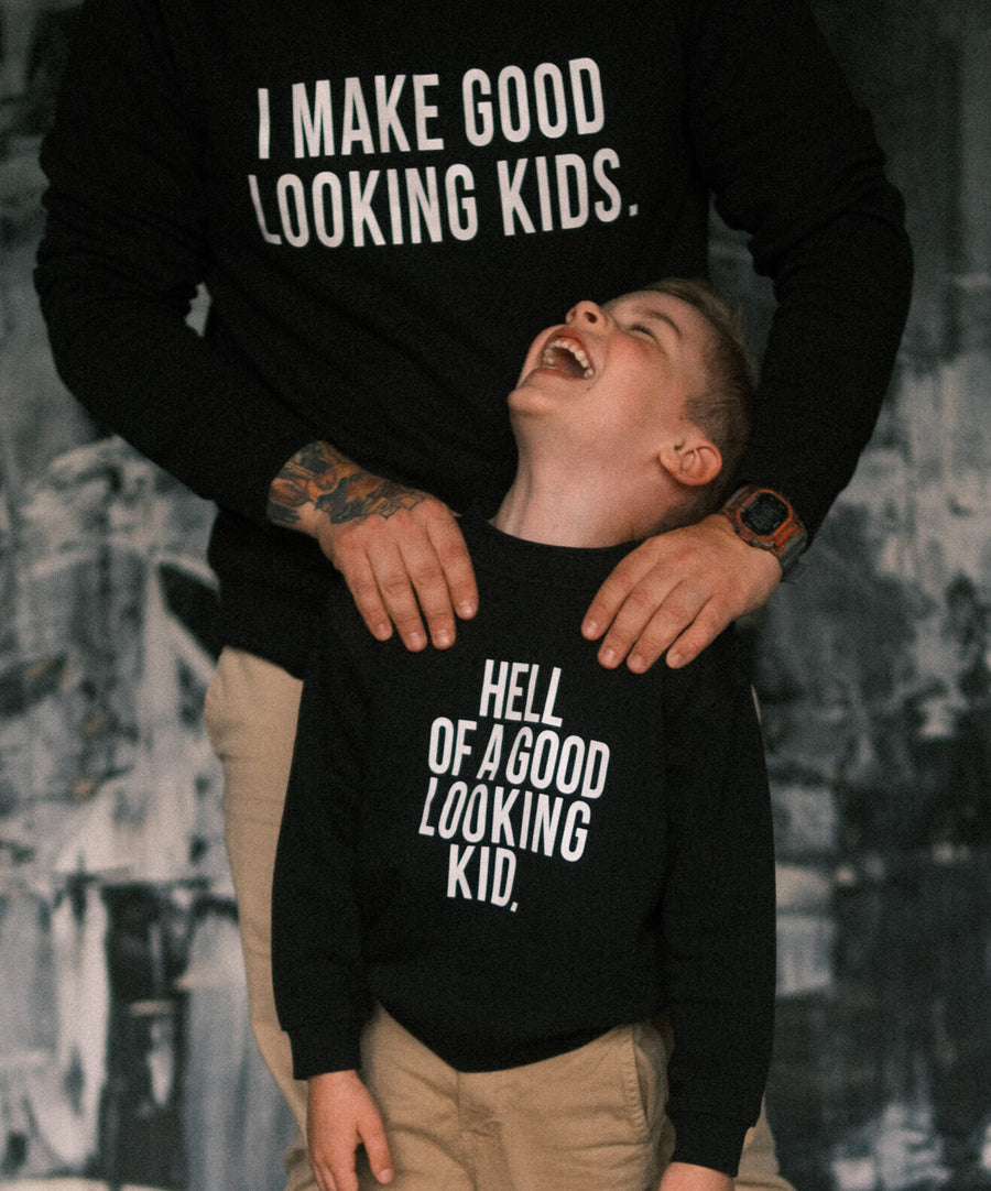 Matching Father & Child Hoodies – Perfect Father's Day Gift by Black Giraffe Brand at www.brixbailey.com