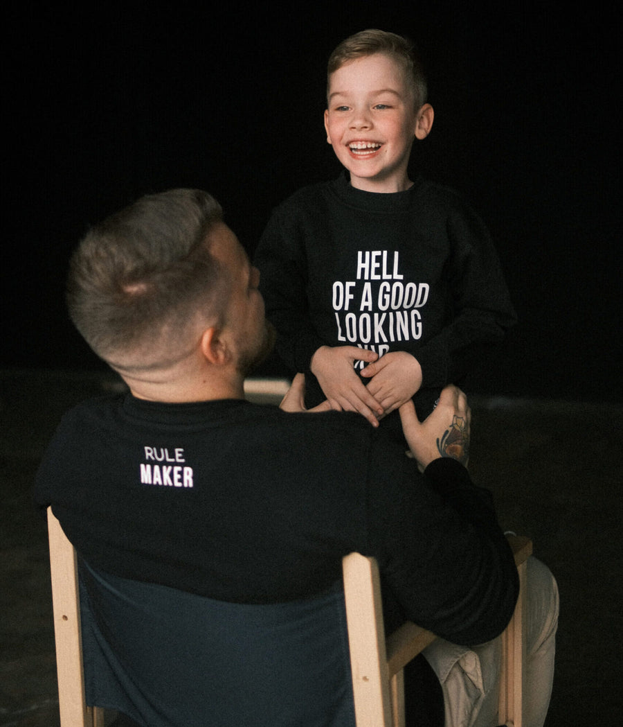 Matching Hoodies for Dad & Kid – Perfect Father’s Day Gift by Black Giraffe Brand at www.brixbailey.com