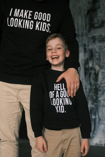 Dad & Kid Matching Hoodies – Perfect Father's Day Gift by Black Giraffe Brand at www.brixbailey.com