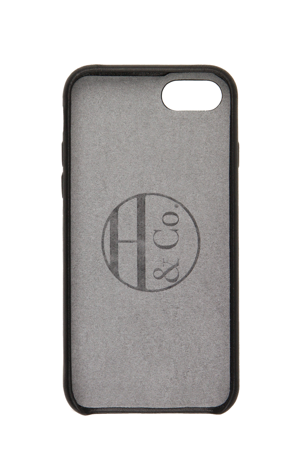 Black Leather iPhone 7 and 8 Case