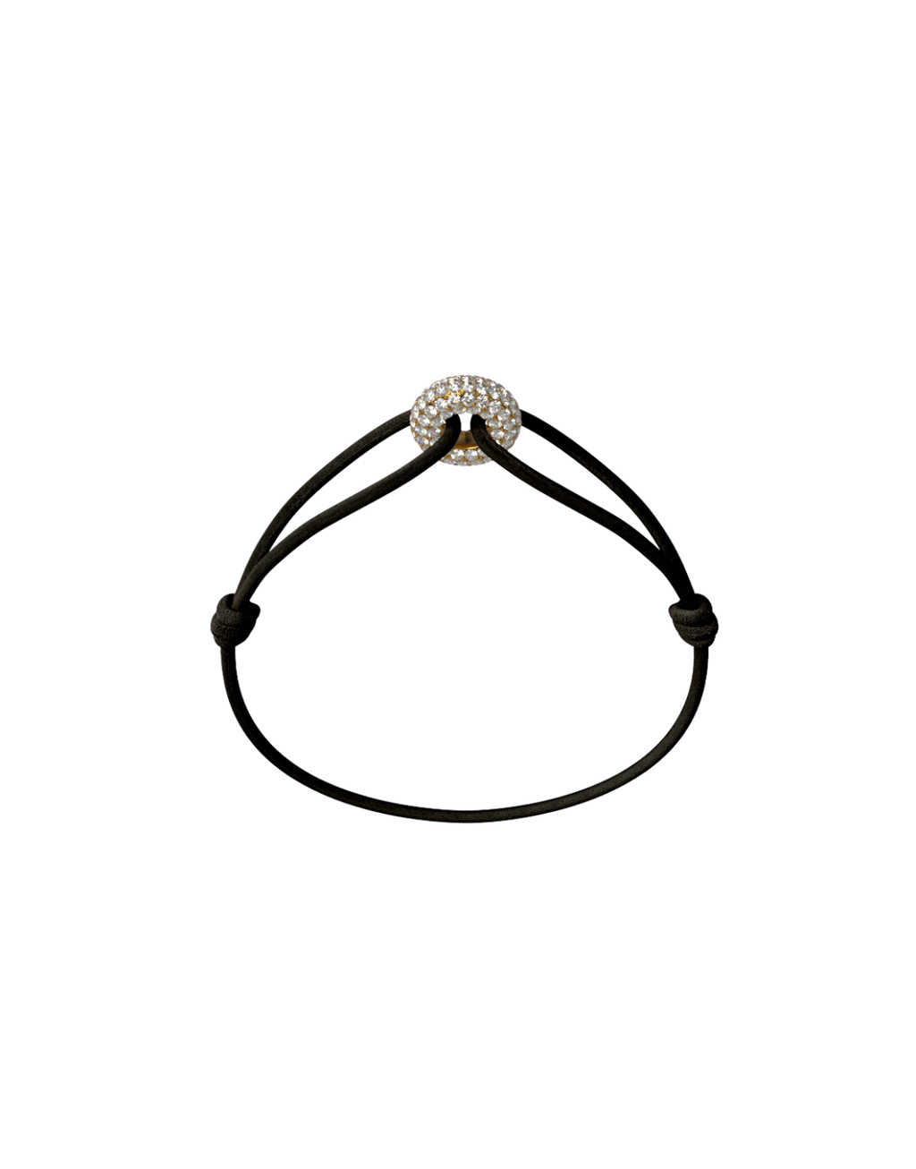 Mini Golden Soho Pavé Cord Bracelet