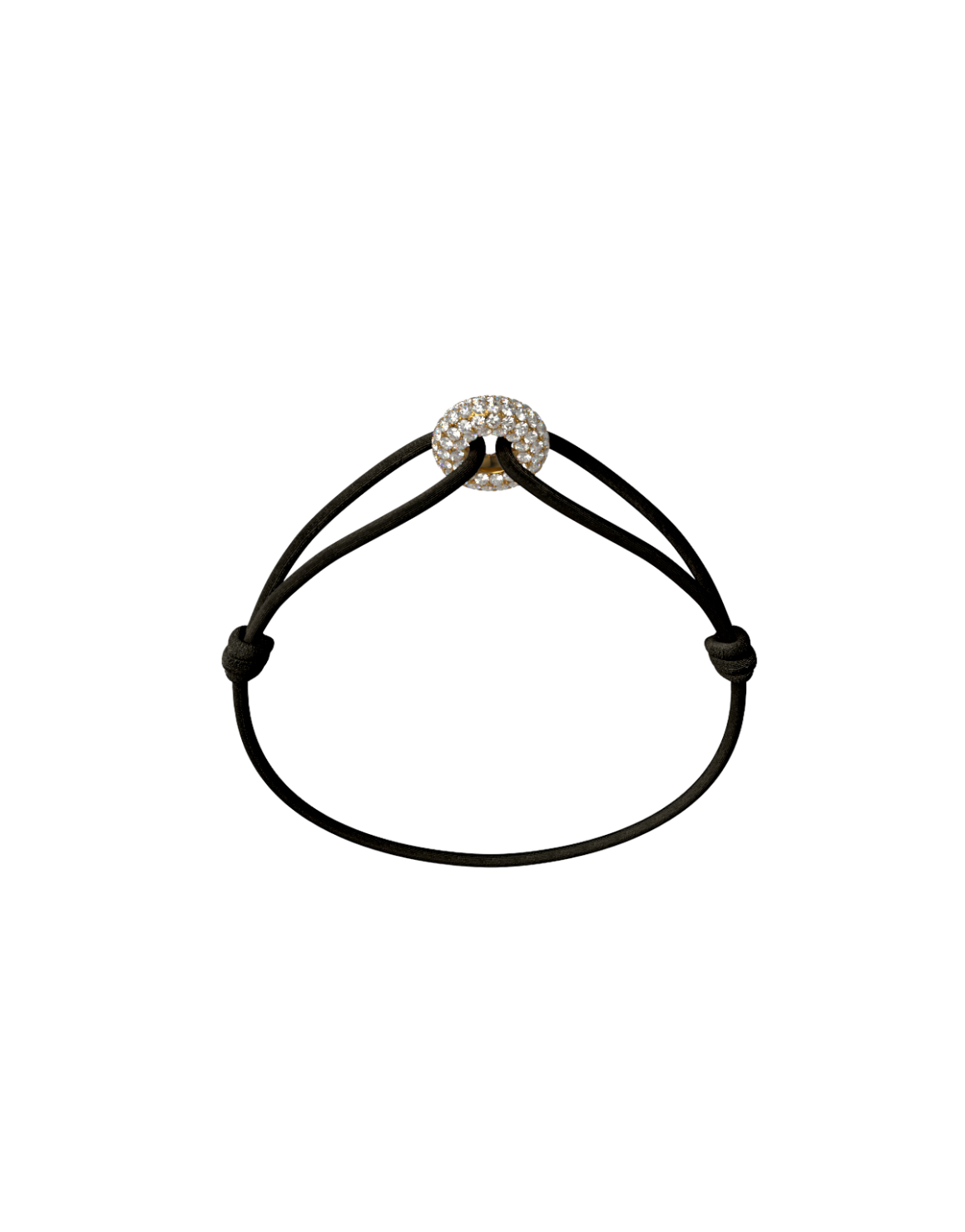 Mini Golden Soho Pavé Cord Bracelet