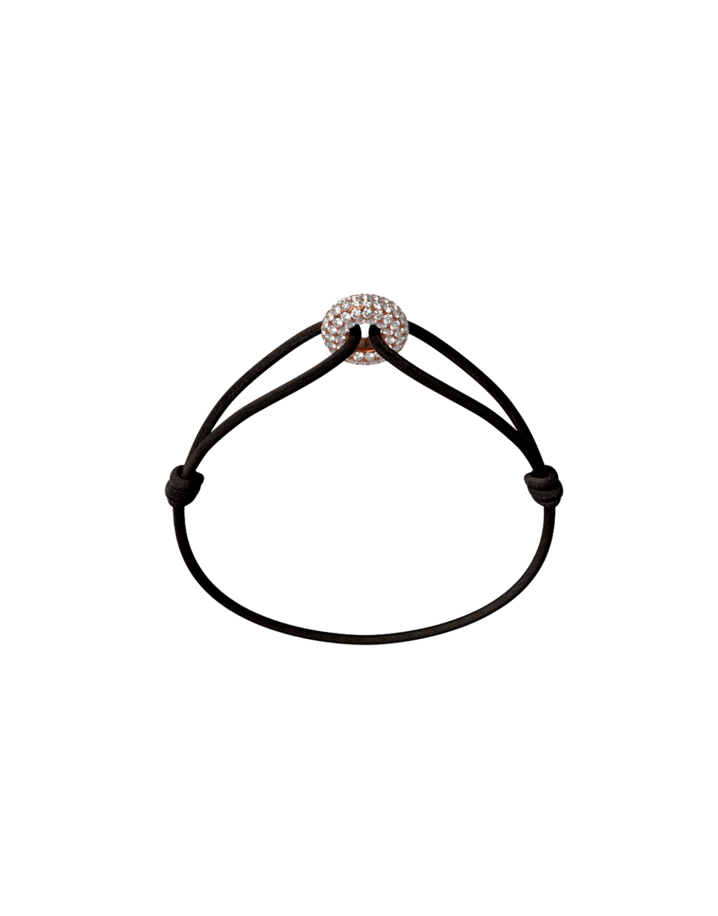 Mini Rose Soho Pavé Cord Bracelet