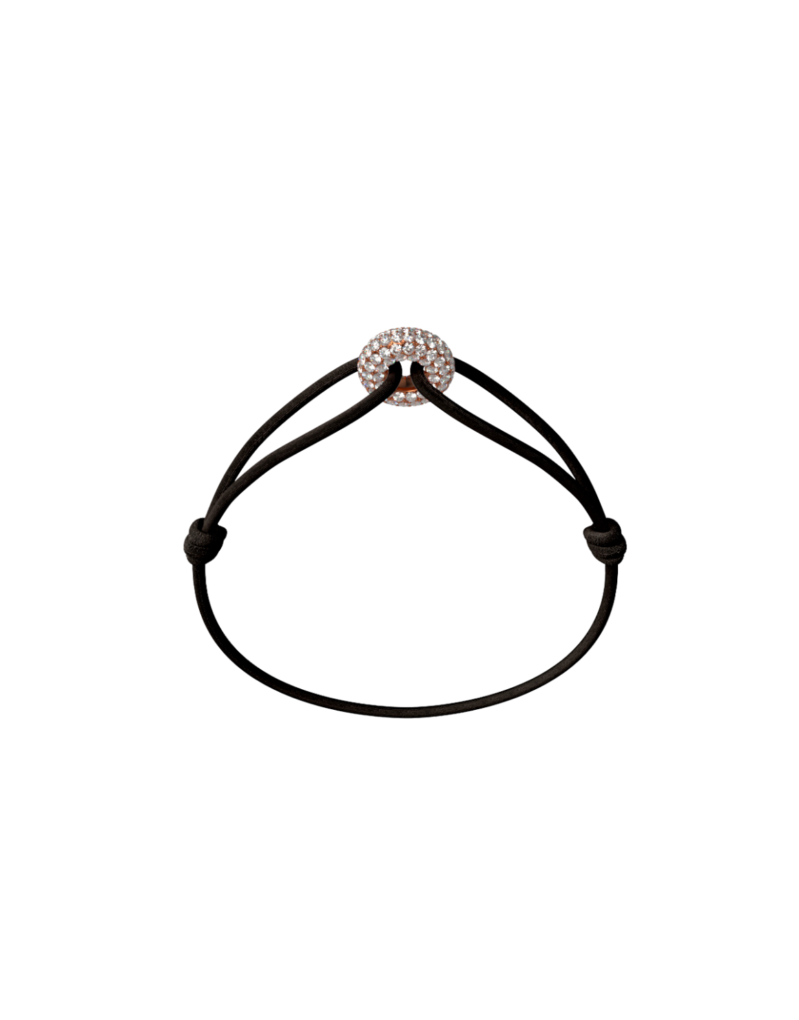 Mini Rose Soho Pavé Cord Bracelet