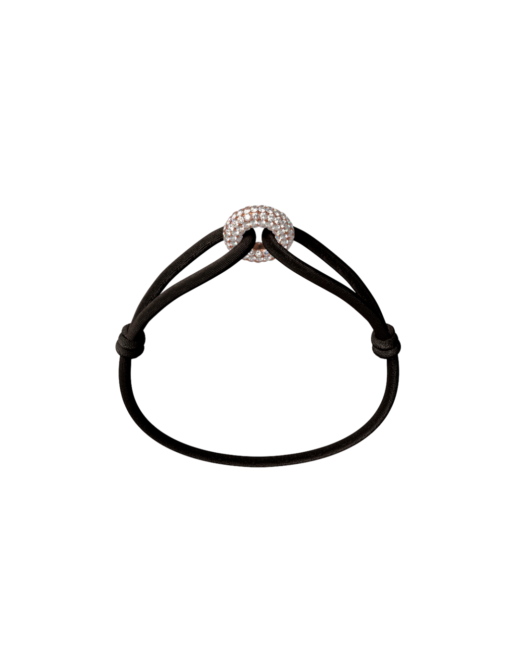 Rose Soho Pavé Cord Bracelet
