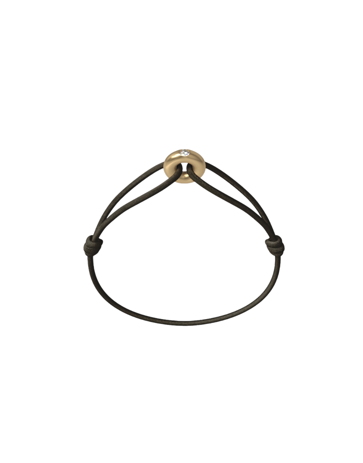 Mini Golden Soho Diamond Cord Bracelet