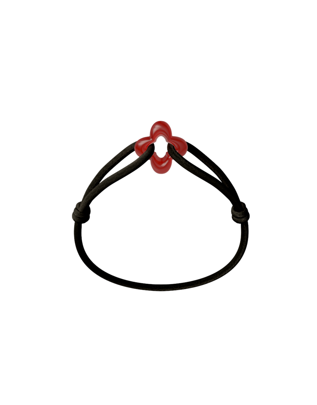 Red Clover Cord Bracelet