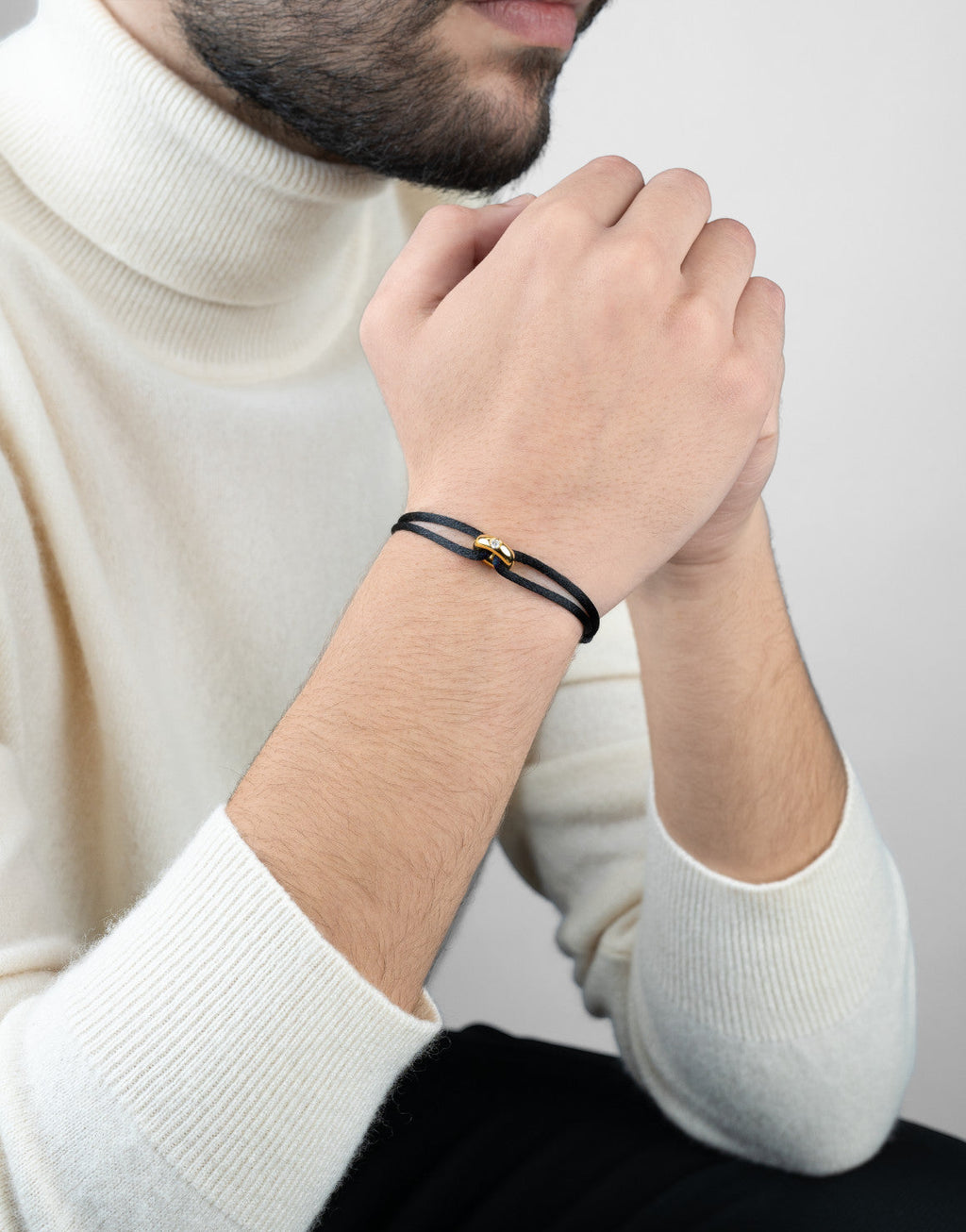 Golden Soho Diamond Cord Bracelet