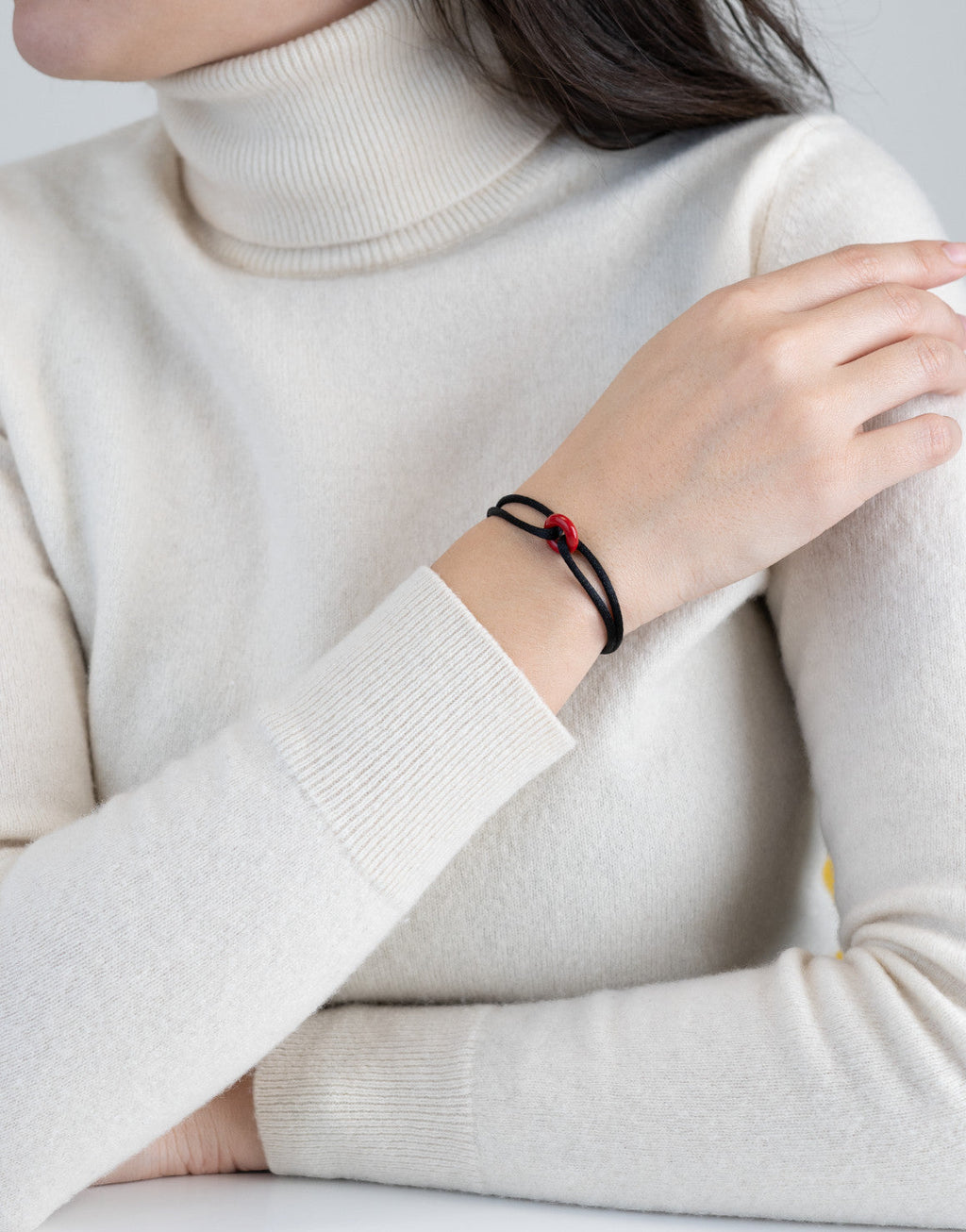 Coral Soho Cord Bracelet