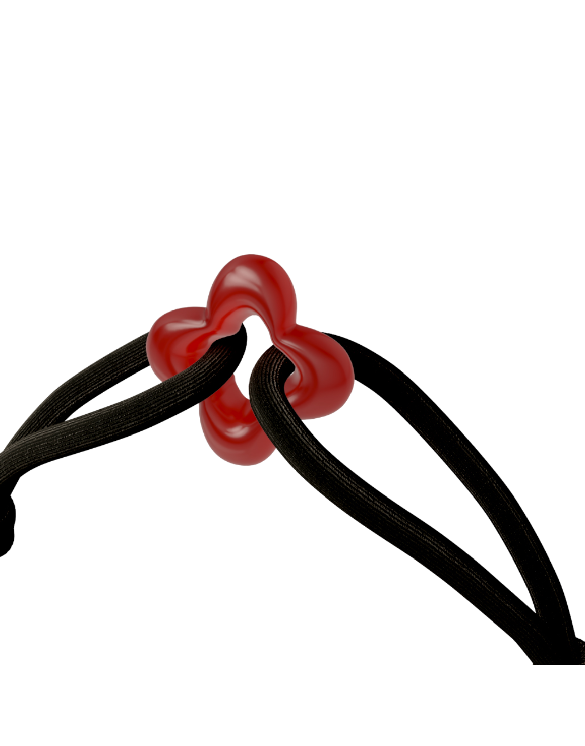 Red Clover Cord Bracelet