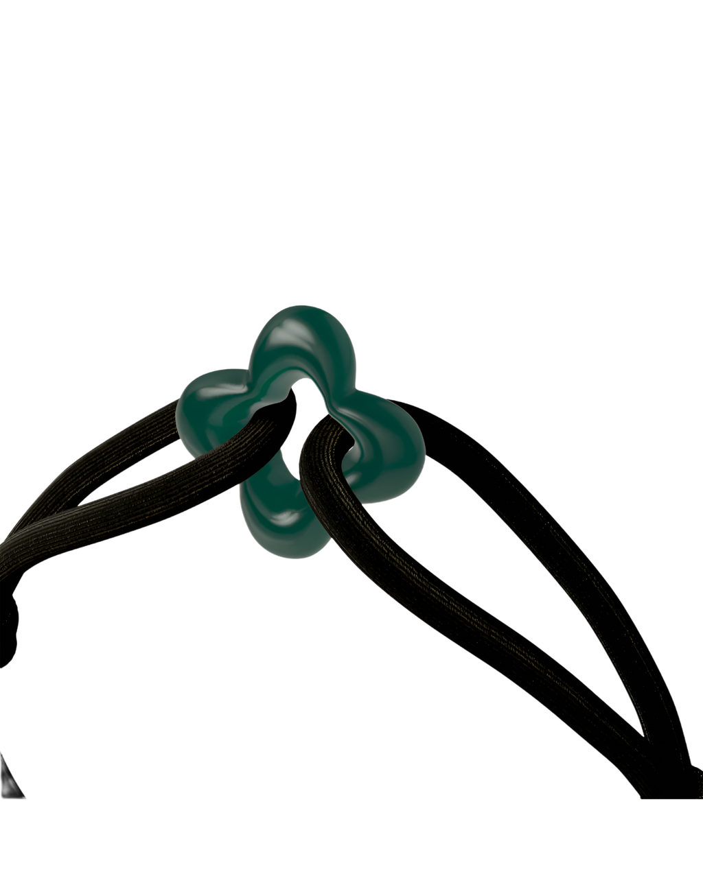 Green Clover Cord Bracelet