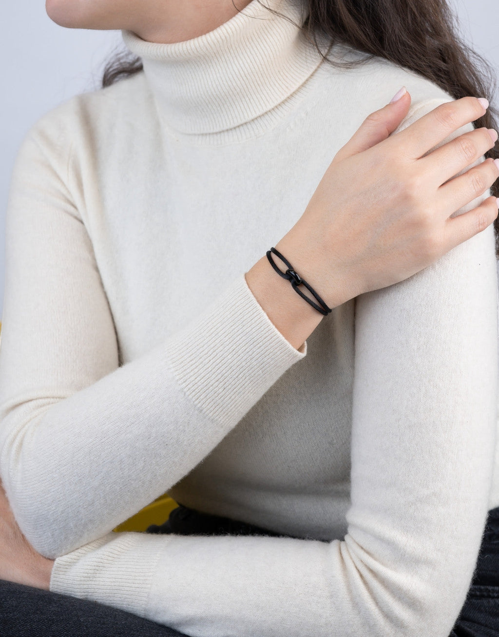 Black Soho Cord Bracelet