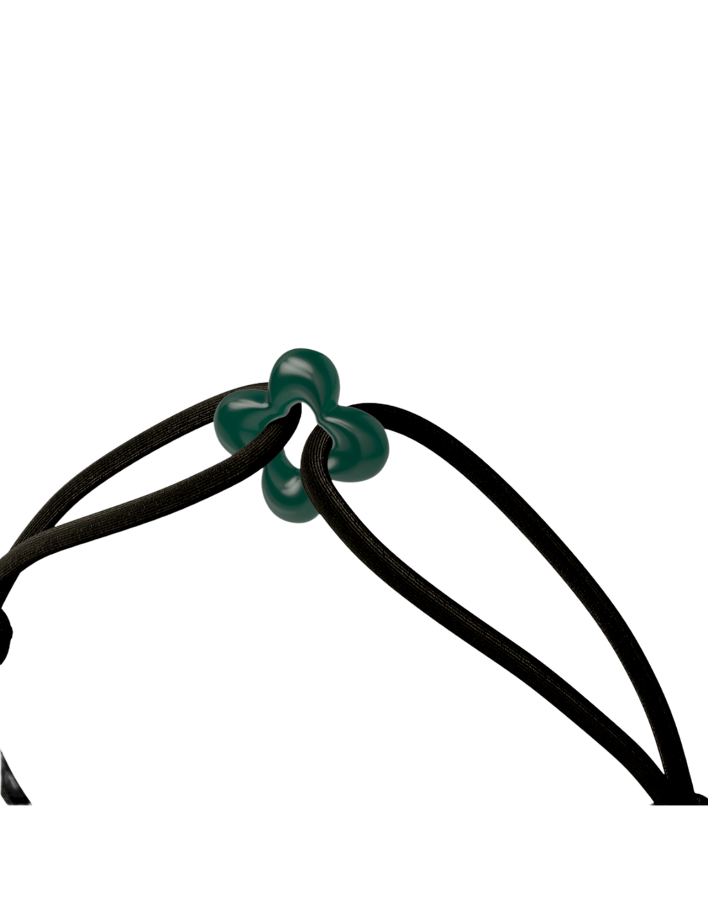 Mini Green Clover Cord Bracelet