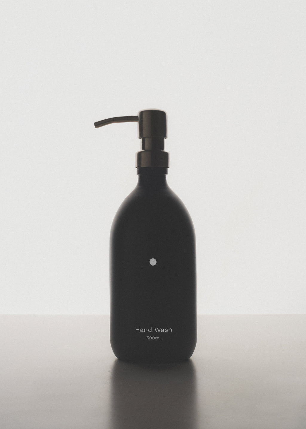 Minimal Black Soap Dispenser
