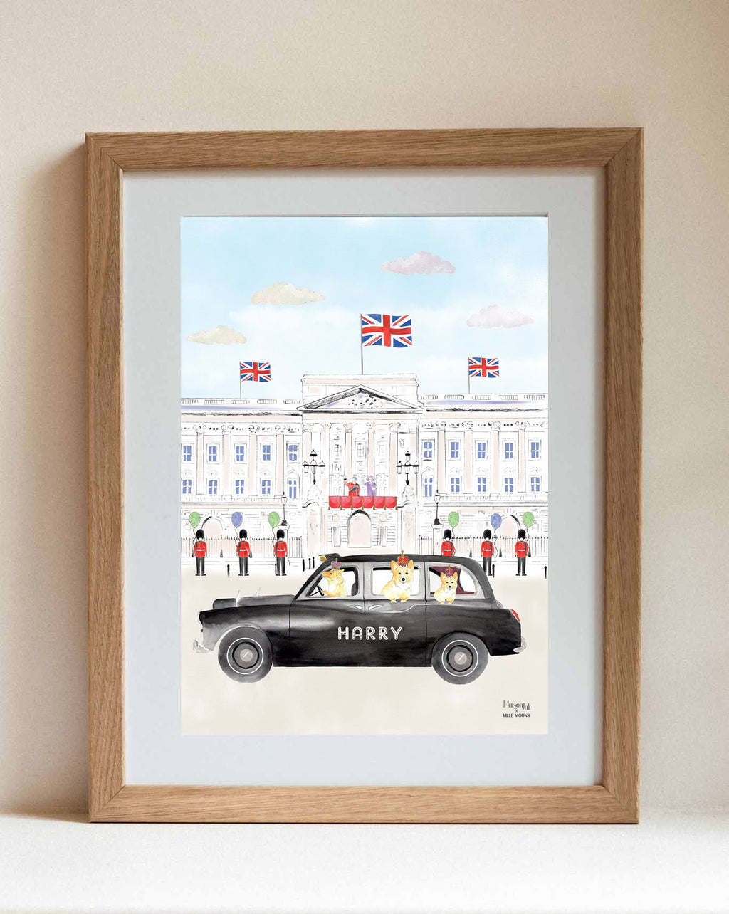 The Black Cab of Buckingham Palace for boys