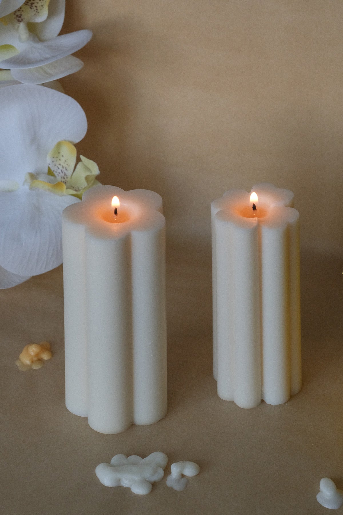 Cherry Blossom Pillar Candle