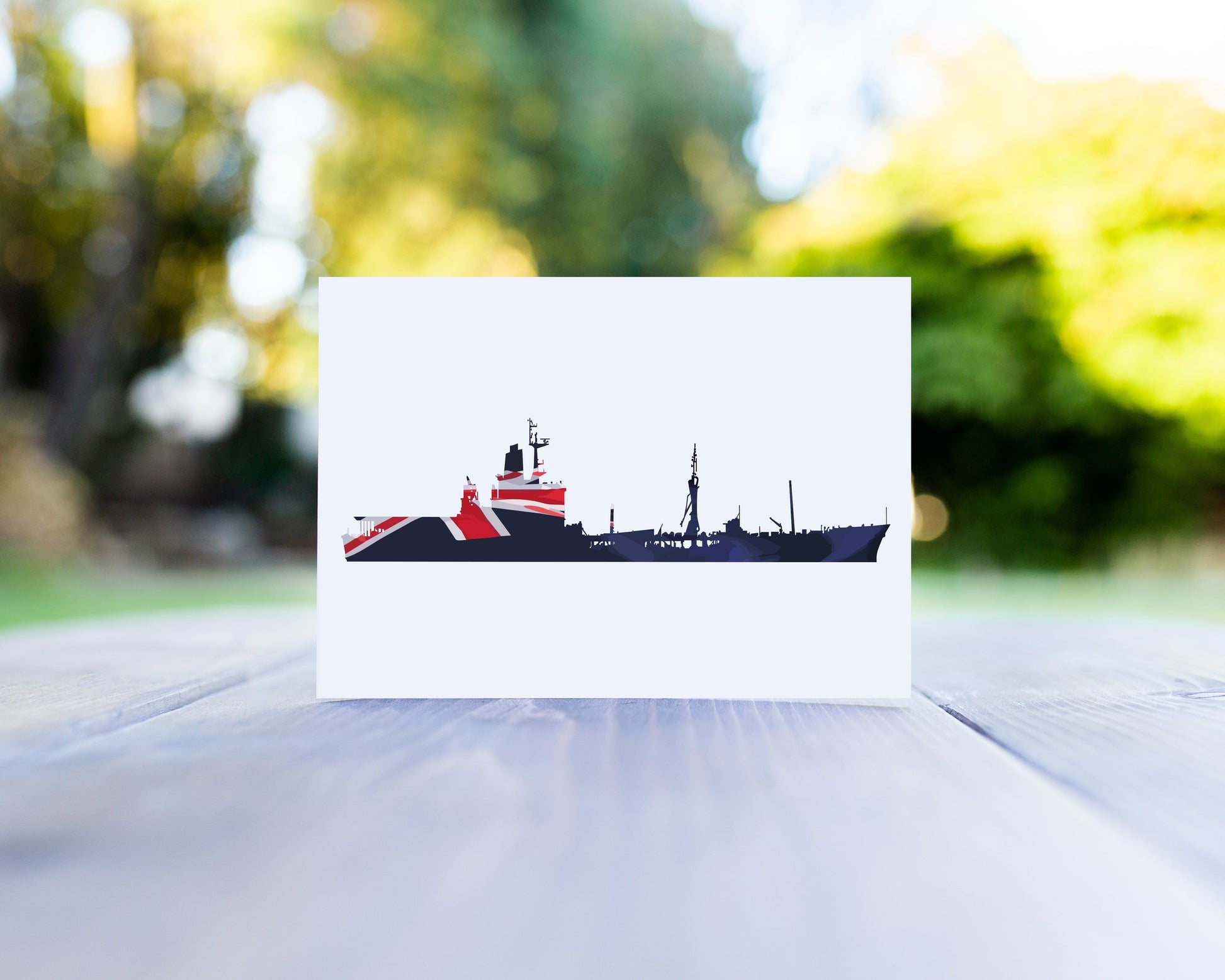 Blue Ensign Rover Class Greeting Card