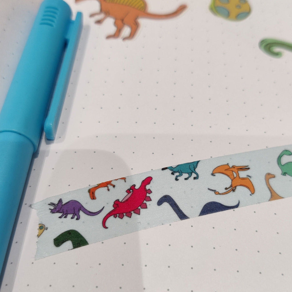 Blue Dinosaur Washi Tape