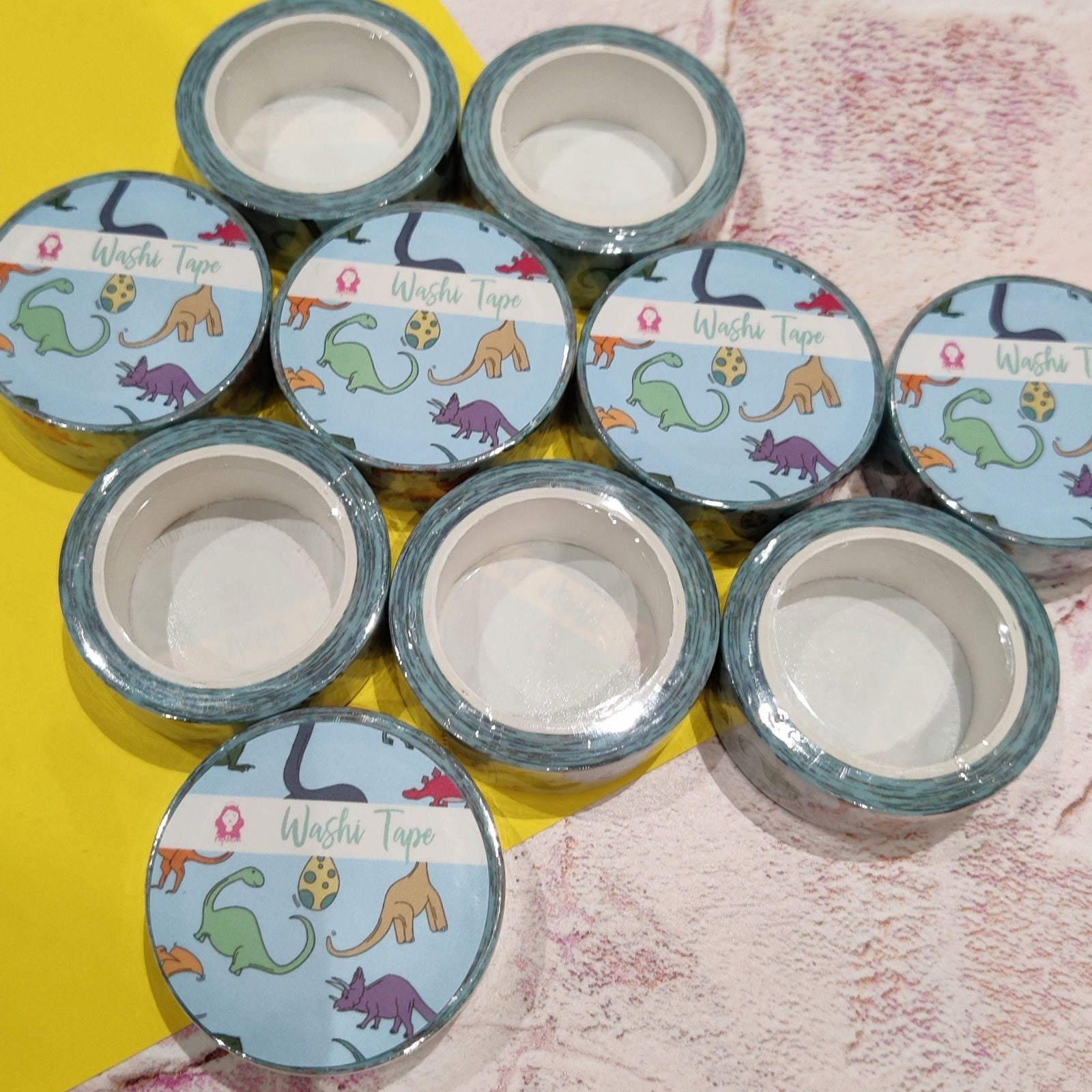 Blue Dinosaur Washi Tape