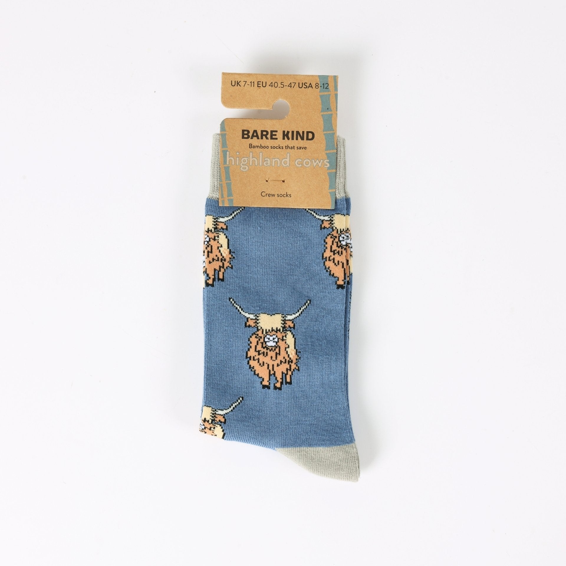 Save the Highland Cow Bamboo Socks