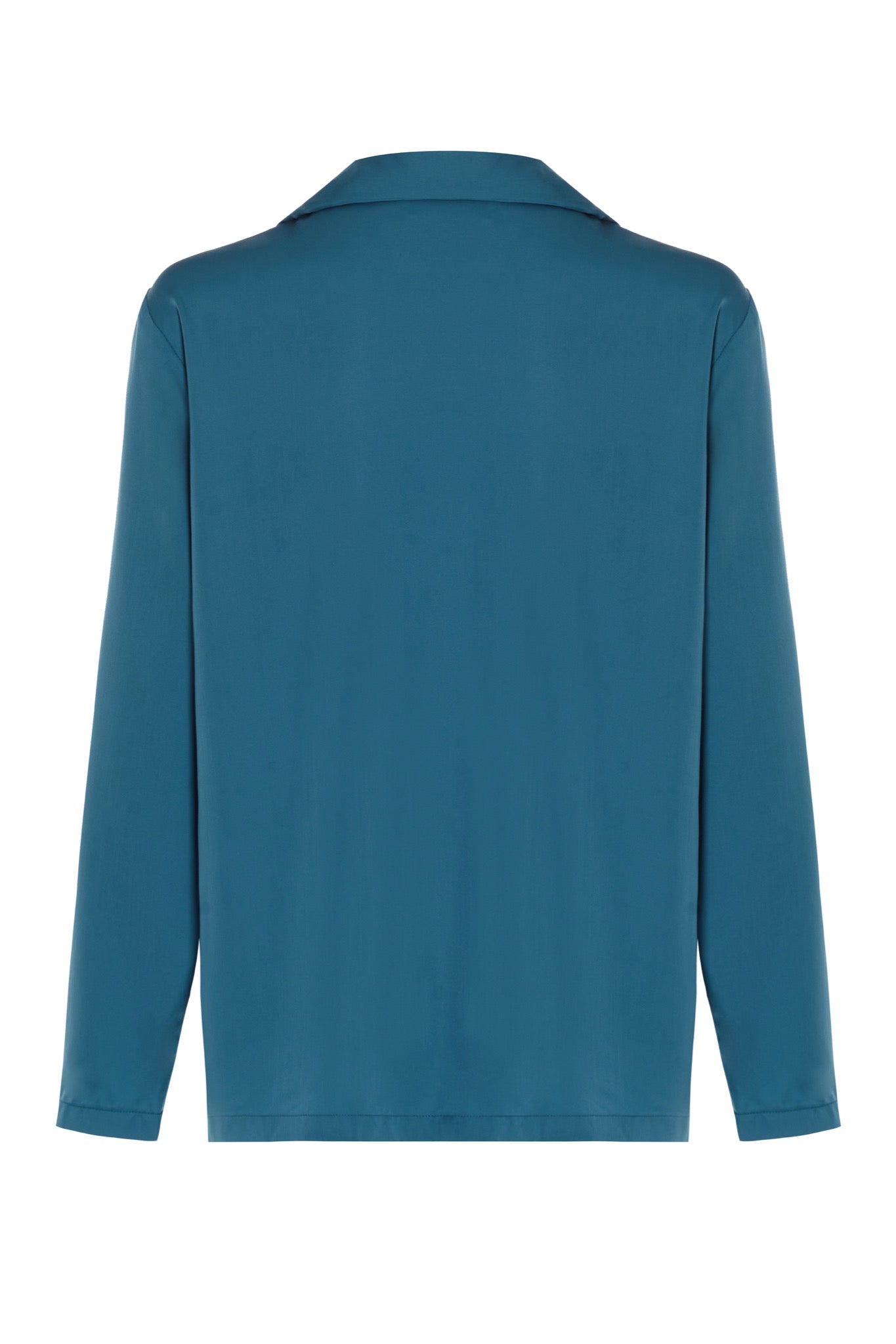 Sky Unisex Long Sleeve Shirt in Vegan Silk