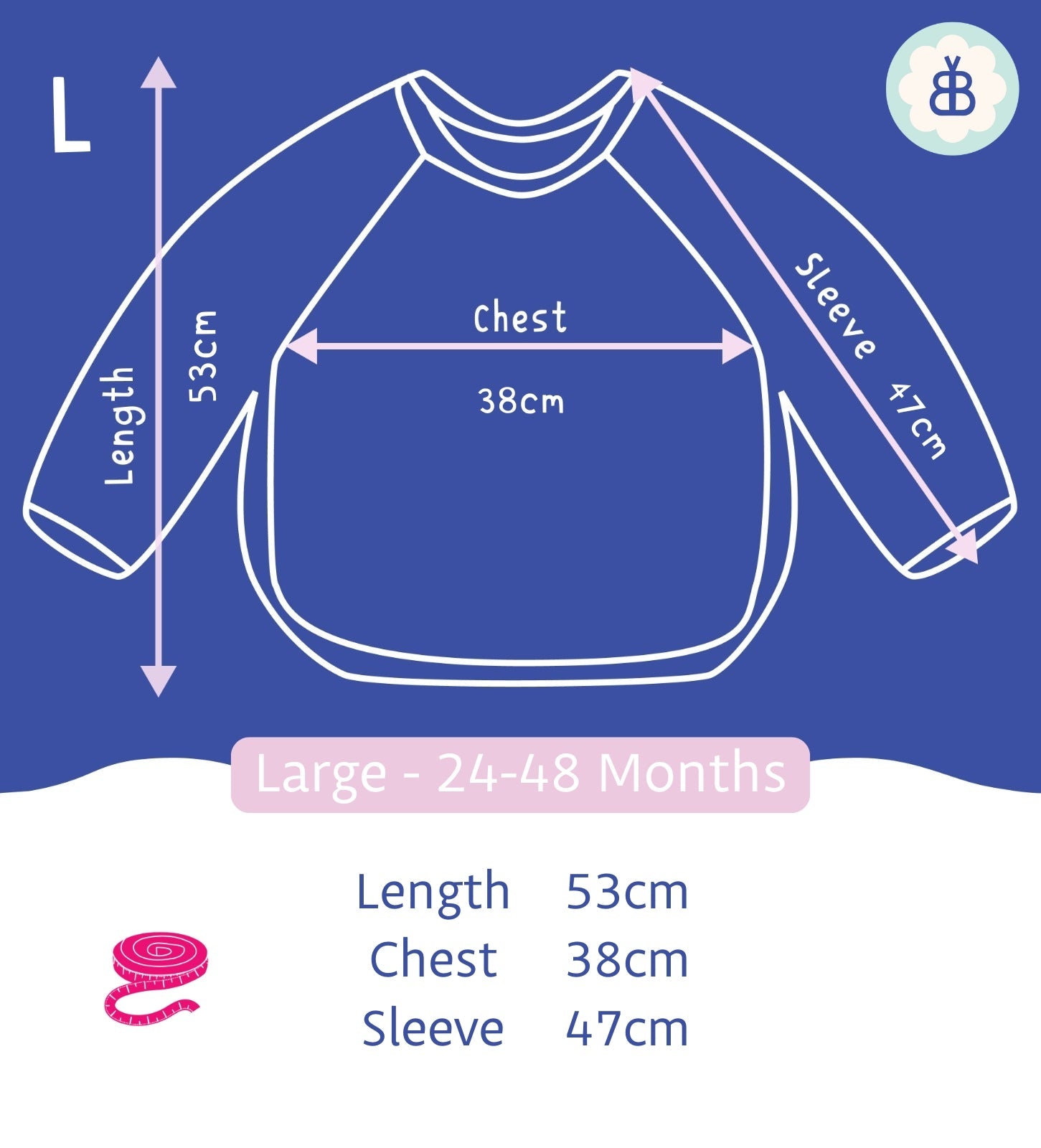Long Sleeved Baby Bib - Digger Land Print