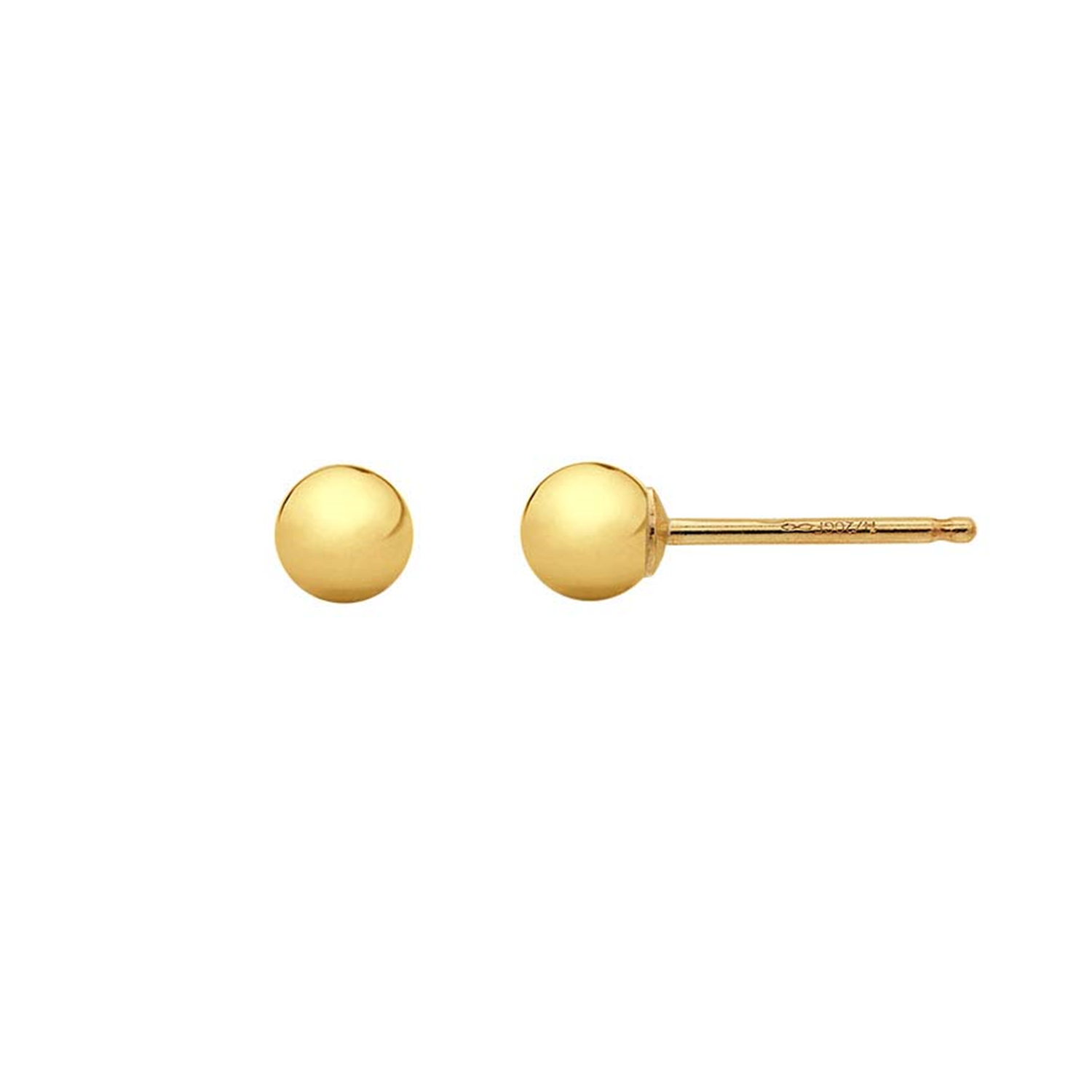 Bold Dot Studs in Gold and Silver