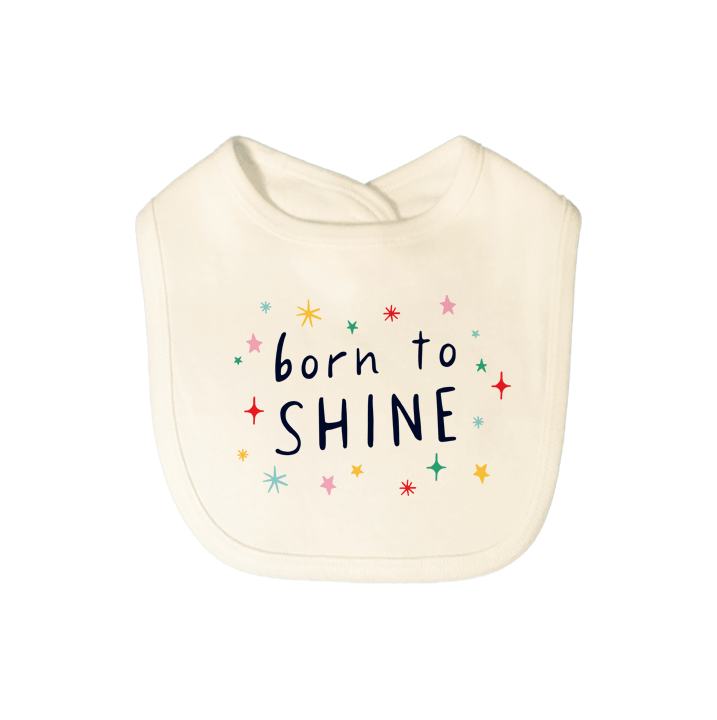 Graphic Bib Born to Shine