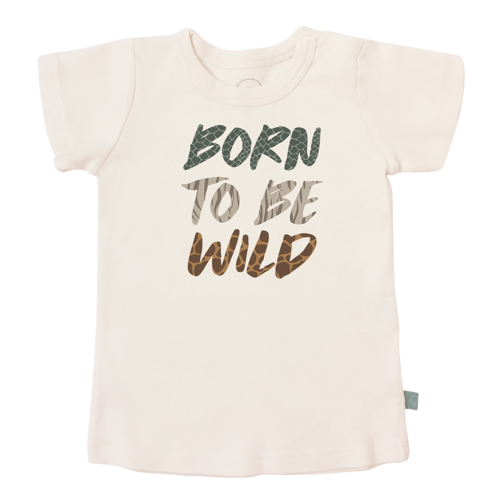 Born to Be Wild Graphic Tee for Toddlers