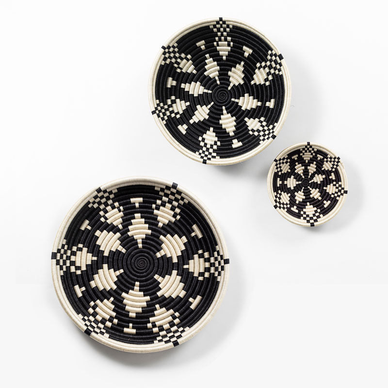 Handwoven Natural Sisal Bowls Set