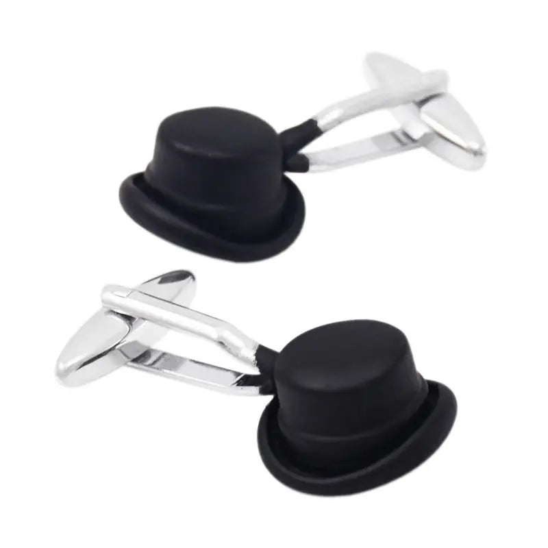 Bowler Hat Shape Cufflinks