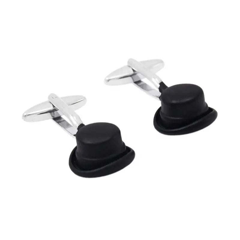 Bowler Hat Shape Cufflinks