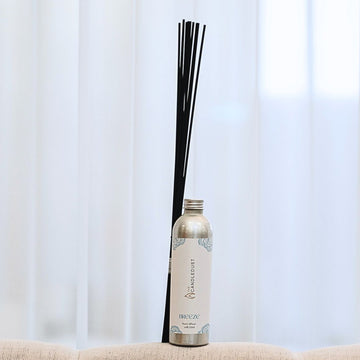 Breeze Room Diffuser – Elegant Freshness with Mandarin & Vanilla by Candledust at www.brixbailey.com