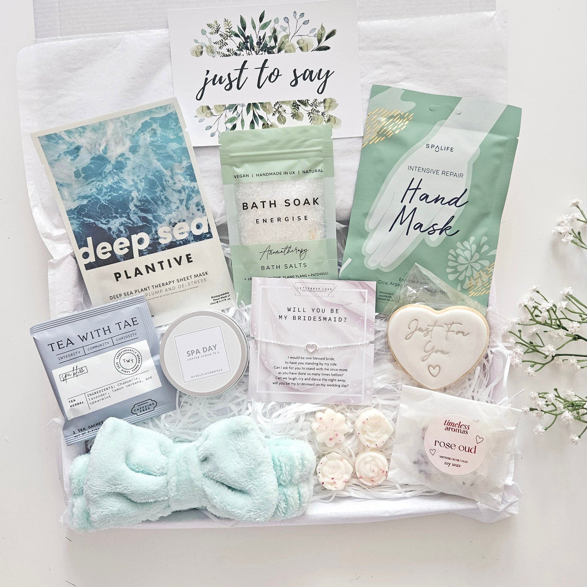 Bridesmaid Proposal Box with Luxury Pamper Gifts