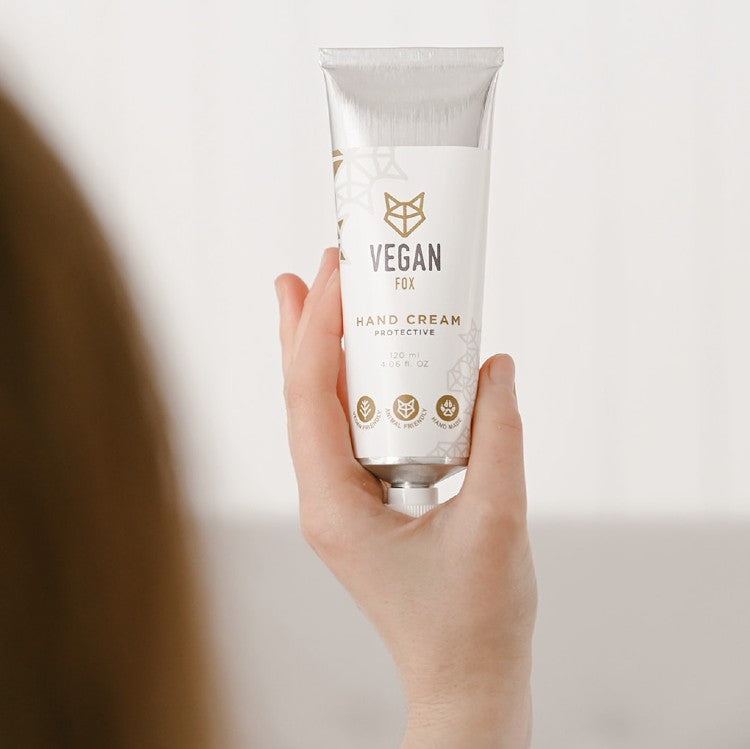 Luxurious Protective Hand Cream with Avocado & Mango Butter by Vegan Fox at www.brixbailey.com