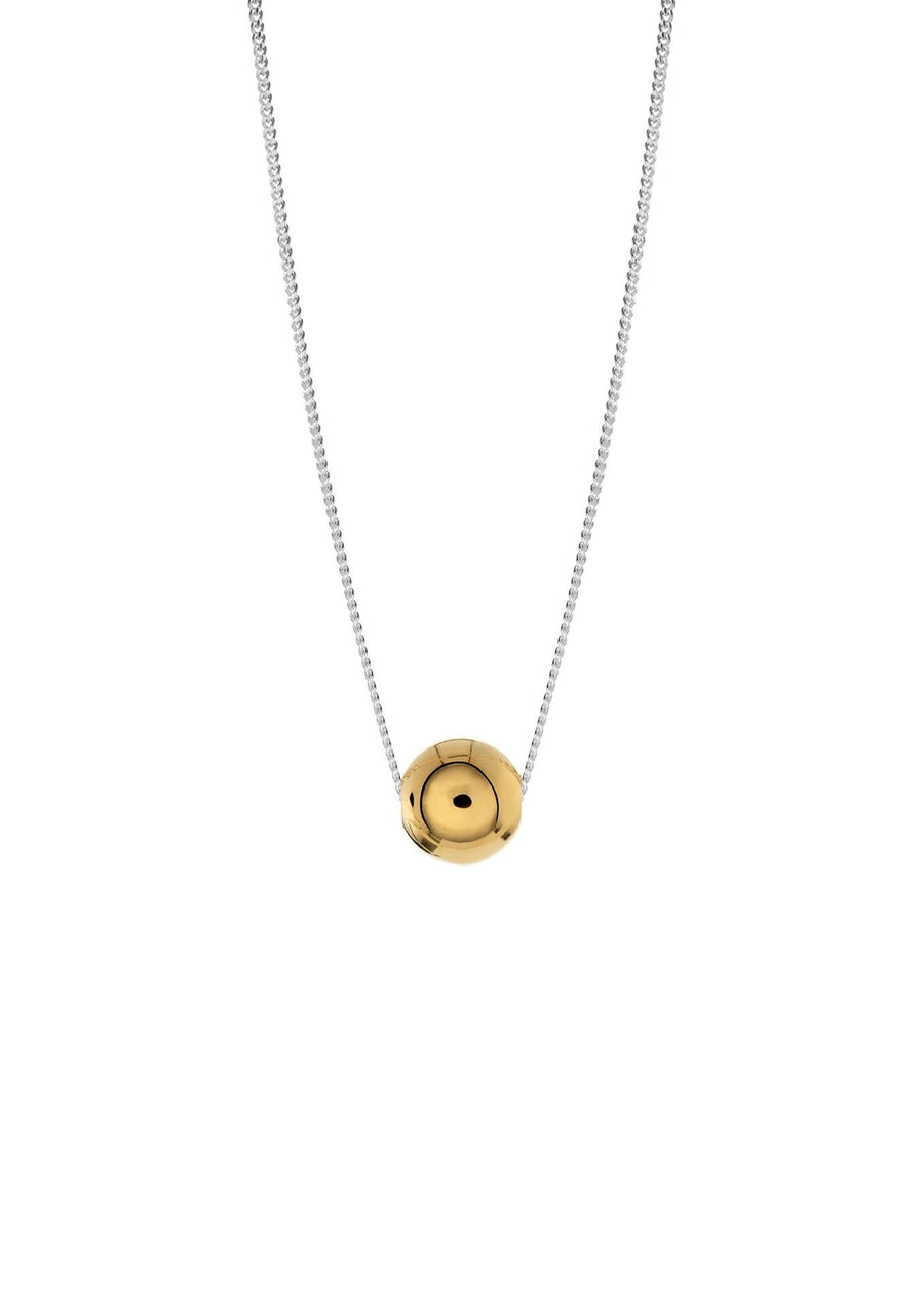 Edgy Gold-Plated Bubble Necklace – Handcrafted & Sustainable by NO MORE at www.brixbailey.com