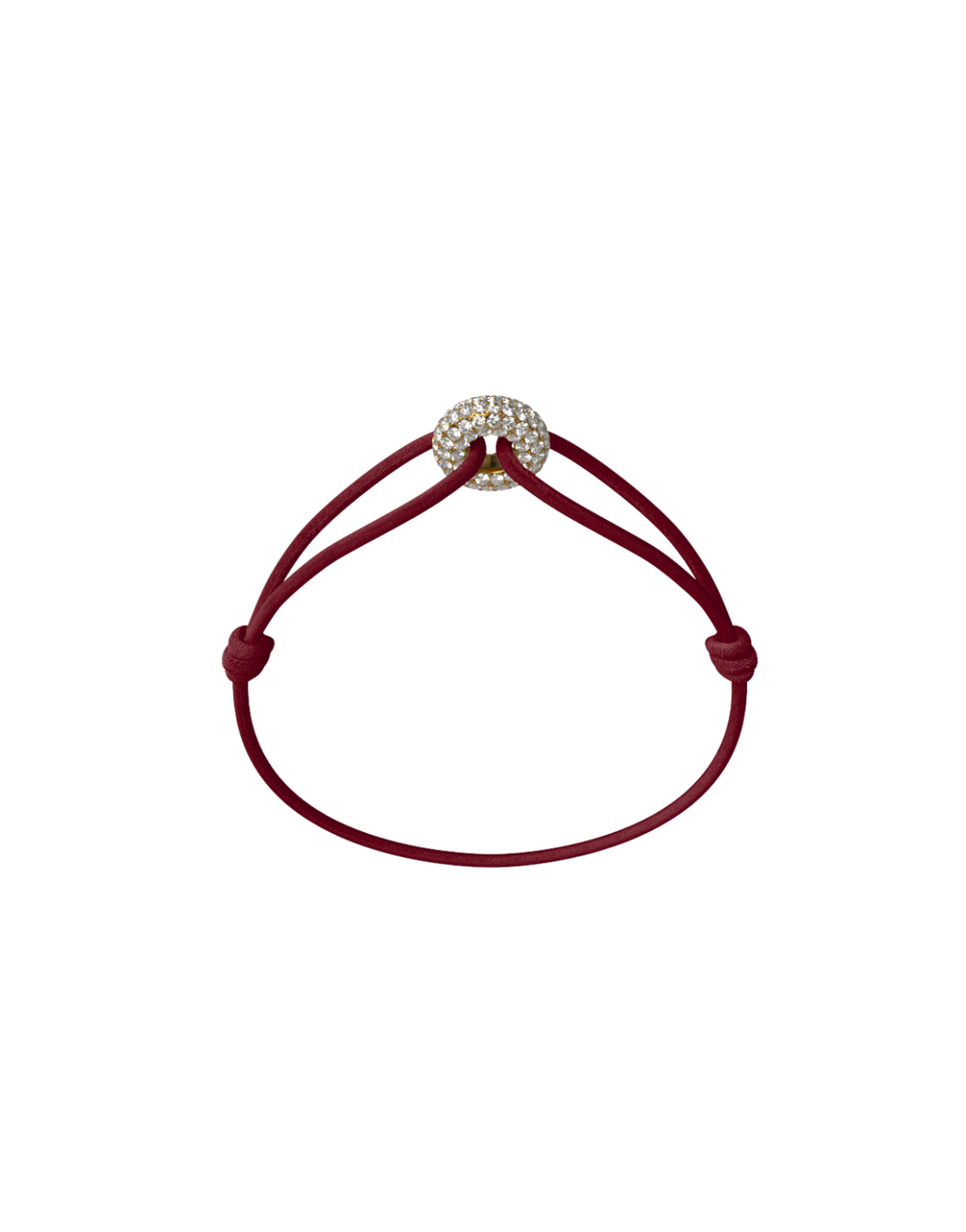 Mini Golden Soho Pavé Cord Bracelet