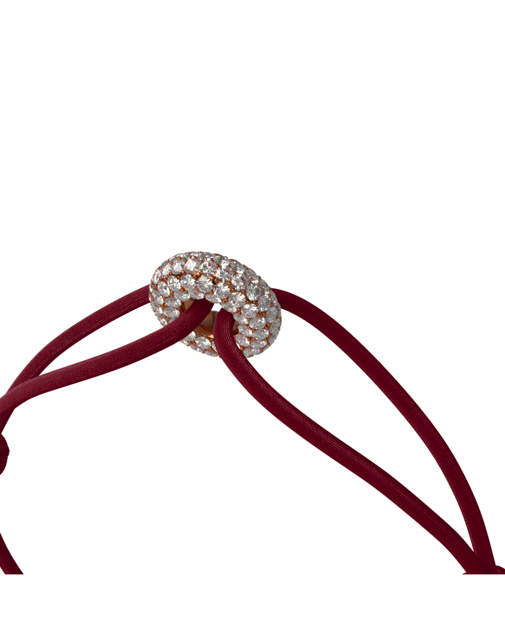 Mini Rose Soho Pavé Cord Bracelet