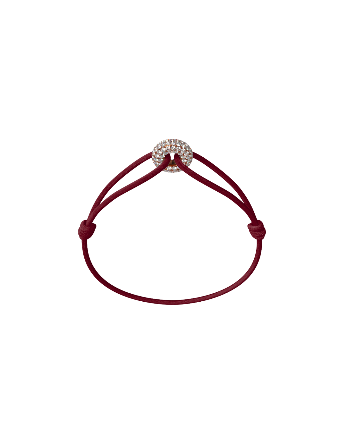 Mini Rose Soho Pavé Cord Bracelet