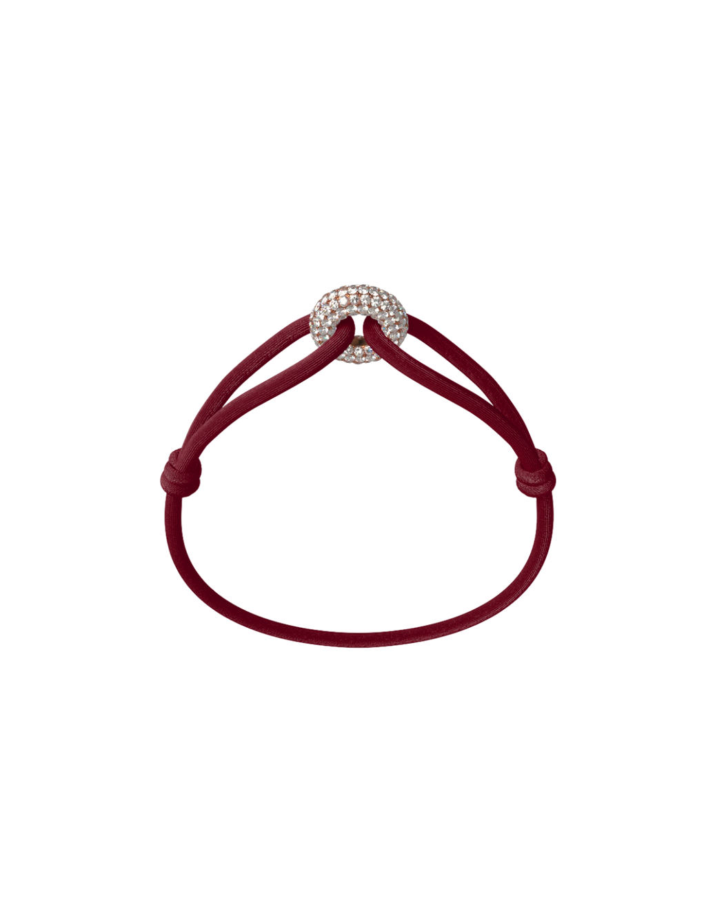 Rose Soho Pavé Cord Bracelet