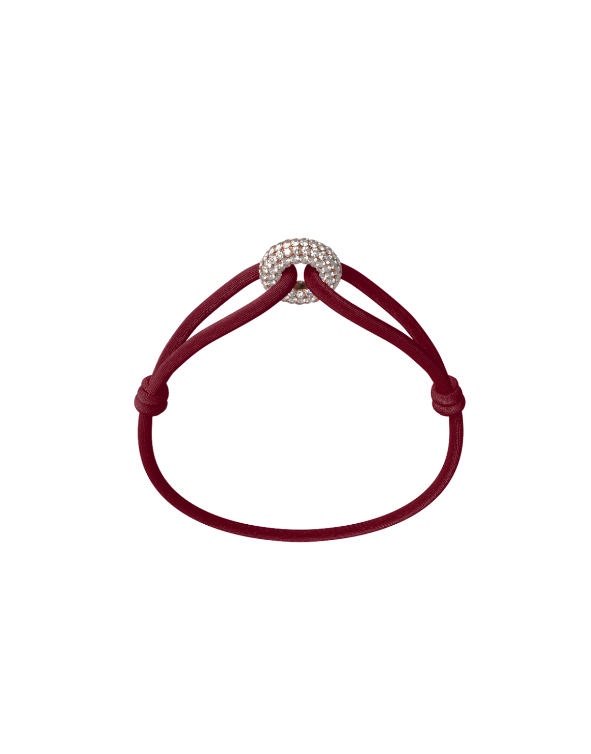 Rose Soho Pavé Cord Bracelet
