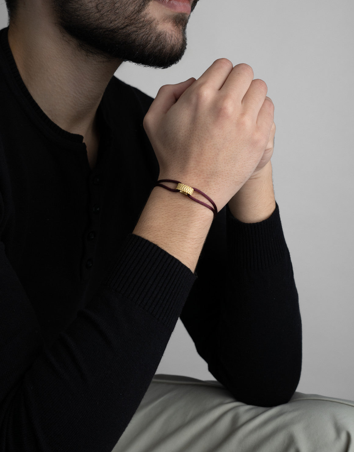 Golden Regent Cord Bracelet