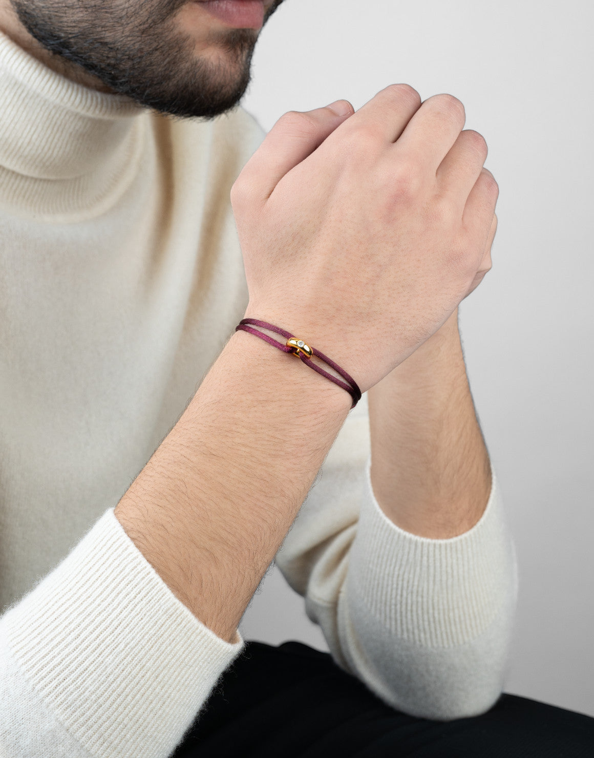 Golden Soho Diamond Cord Bracelet